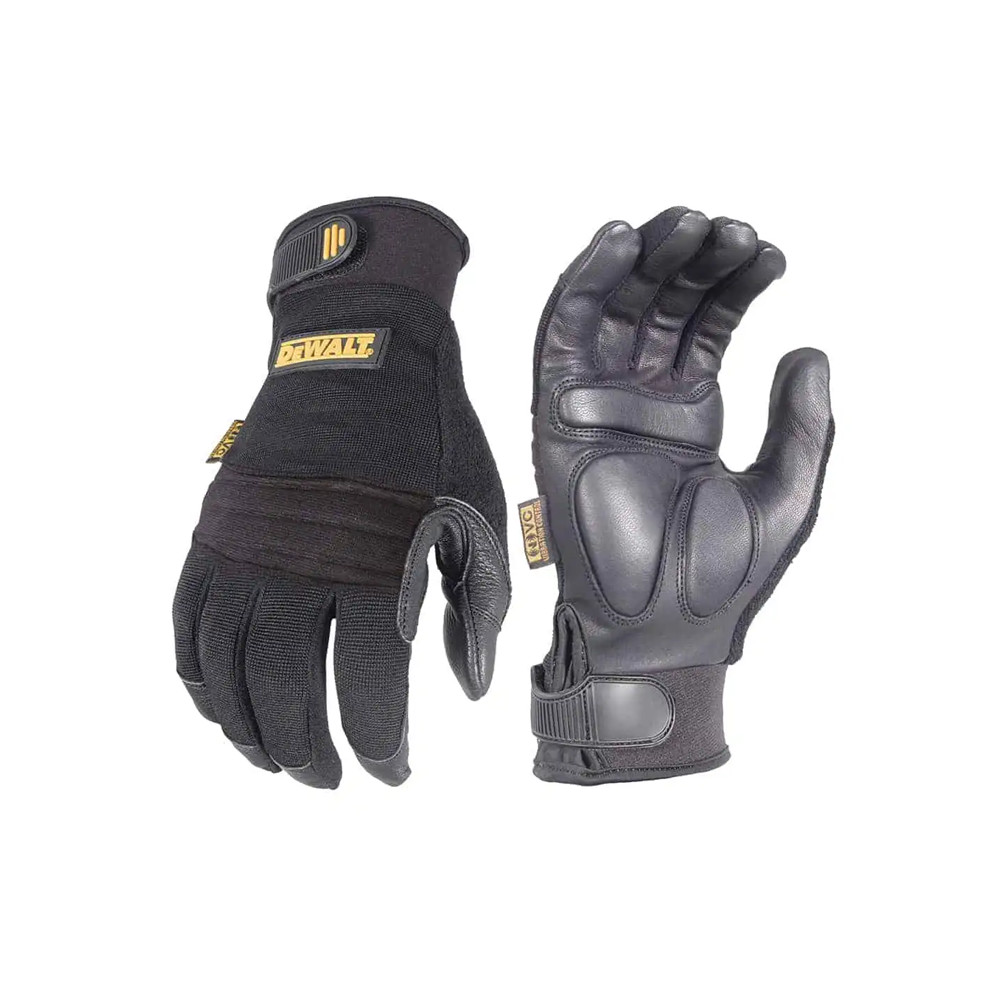 Dewalt DPG250L Vibration Absorption Leather Glove