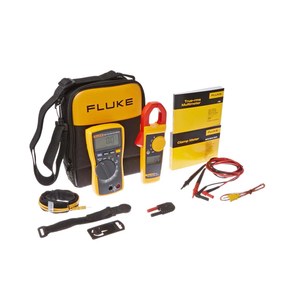 Fluke 116/323 HVAC True RMS Multimeter And Clamp Meter Combo Kit