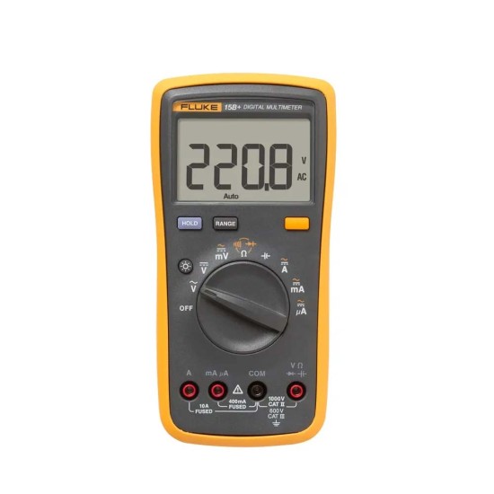 Fluke 15B+ Digital Multimeter CAT III 600V,10A Fluke 15B+ Digital Multimeter CAT III 600V,10A