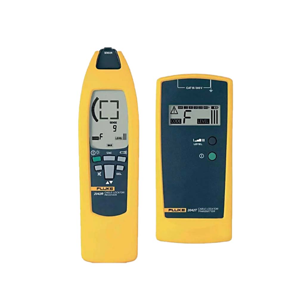 Fluke 2042 Cable Locator Transmitter And Receiver, Cat III 300 V