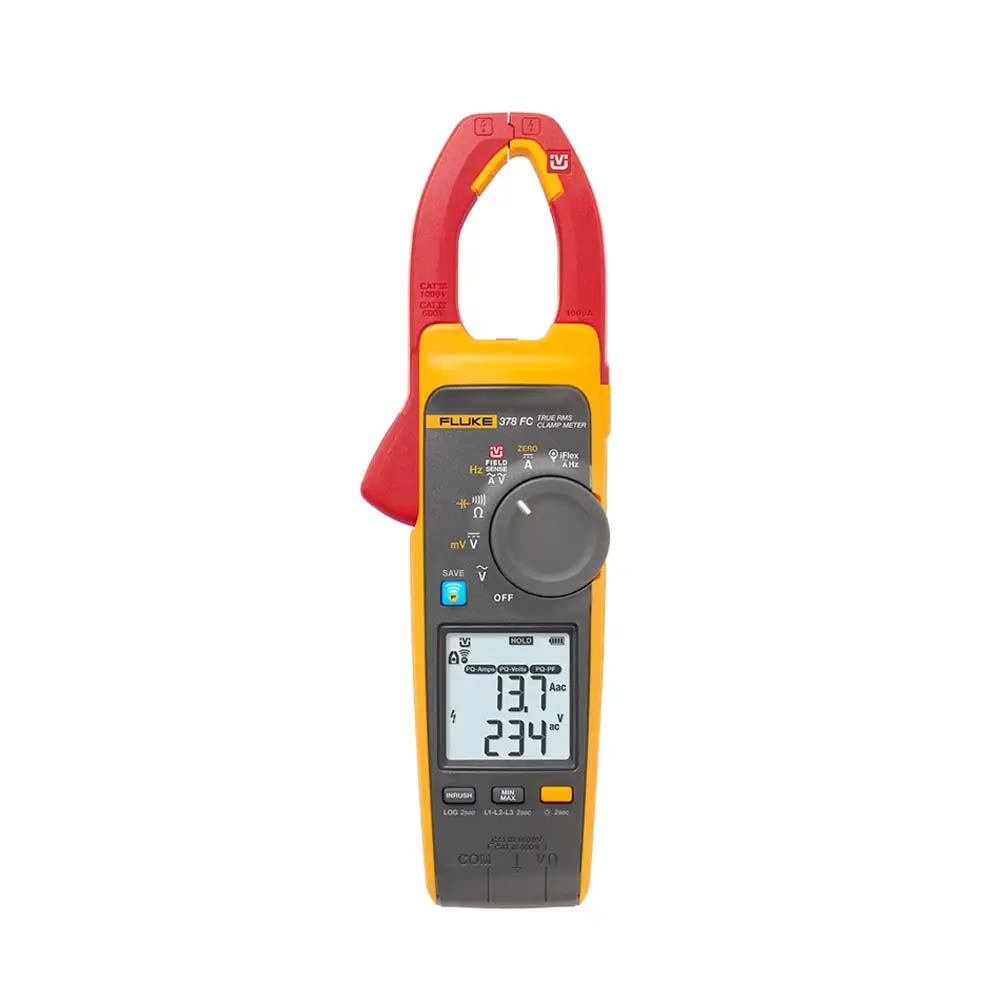 Fluke 378FC Non-Contact Voltage True-rms AC/DC Clamp Meter with iFlex