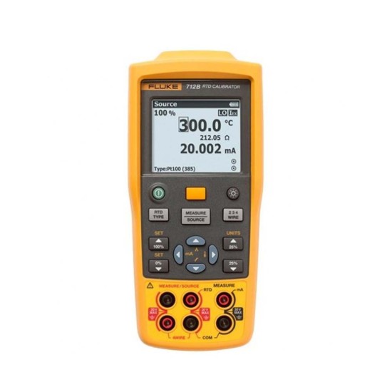 Fluke 712B RTD Temperature Calibrator, 13 RTD Types Fluke 712B RTD Temperature Calibrator, 13 RTD Types