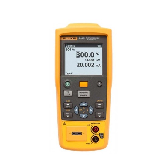 Fluke 714B AR Thermocouple Calibrator, 17 Thermocouple Types Fluke 714B AR Thermocouple Calibrator, 17 Thermocouple Types