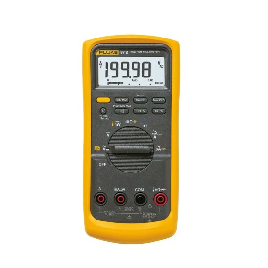 Fluke 87-V/EUR TRMS Industrial Multimeter CAT IV 600V 10A Fluke 87-V/EUR TRMS Industrial Multimeter CAT IV 600V 10A