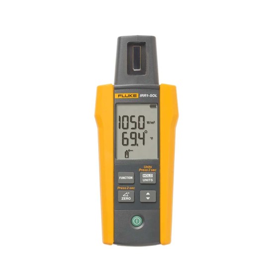 Fluke IRR1-SOL Solar Irradiance Meter, 0 To 100 W/M² Fluke IRR1-SOL Solar Irradiance Meter, 0 To 100 W/M²