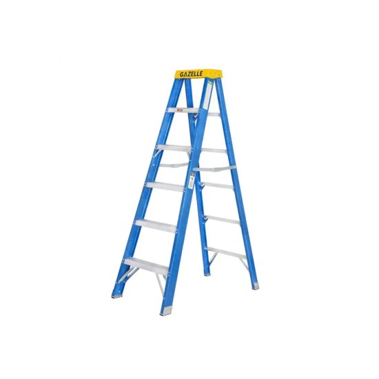 Gazelle G3006 Fiberglass Step Ladder, 6ft Gazelle G3006 Fiberglass Step Ladder, 6ft