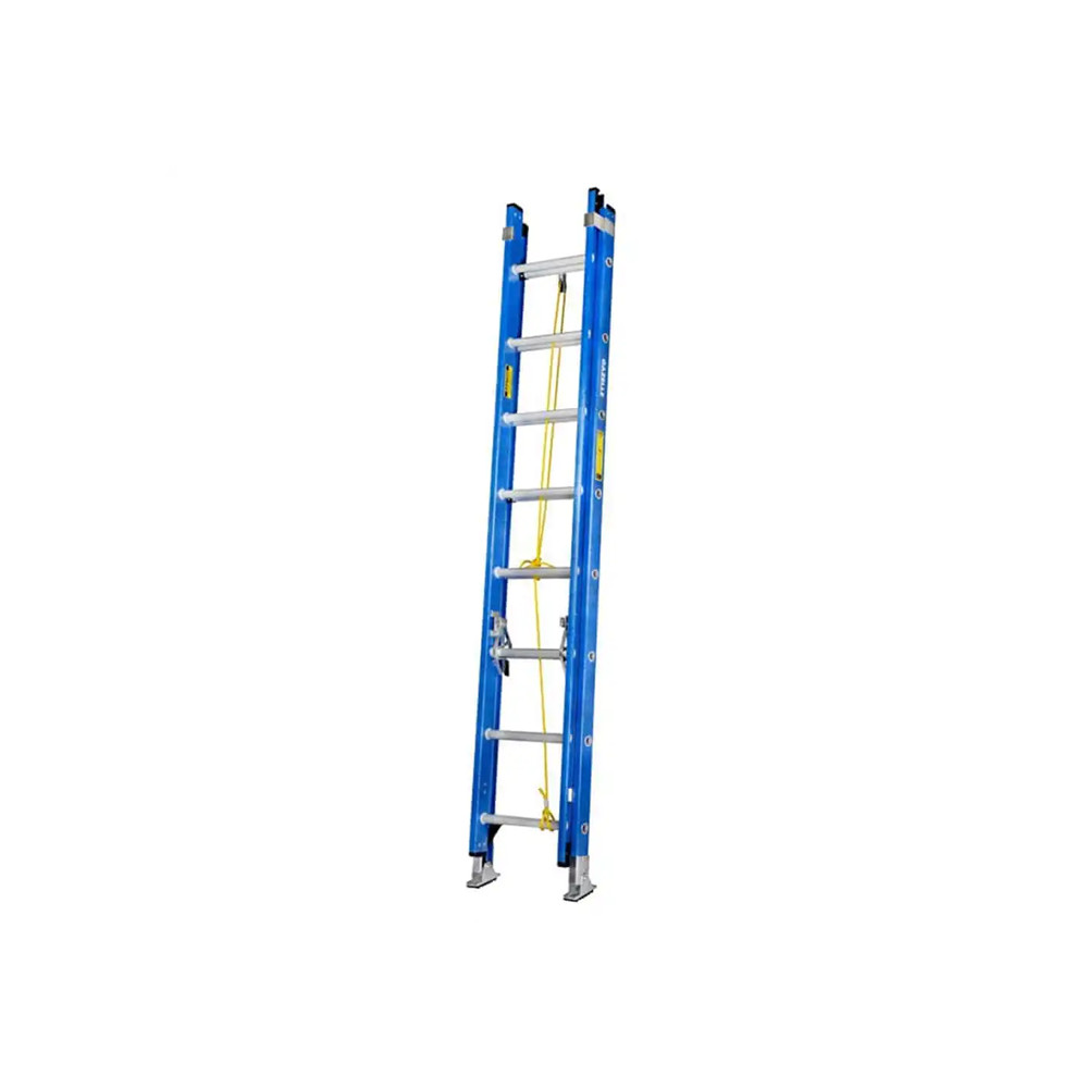 Gazelle G3516 Fiberglass Double Extension Ladder, 16ft