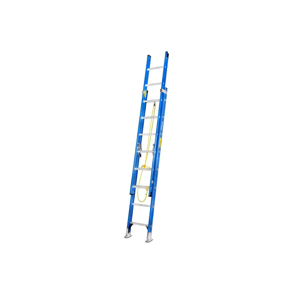 Gazelle G3524 Fiberglass Double Extension Ladder, 24ft