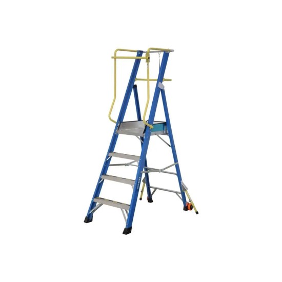 Gazelle G3804 Fiberglass Platform Ladder, 4ft Gazelle G3804 Fiberglass Platform Ladder, 4ft
