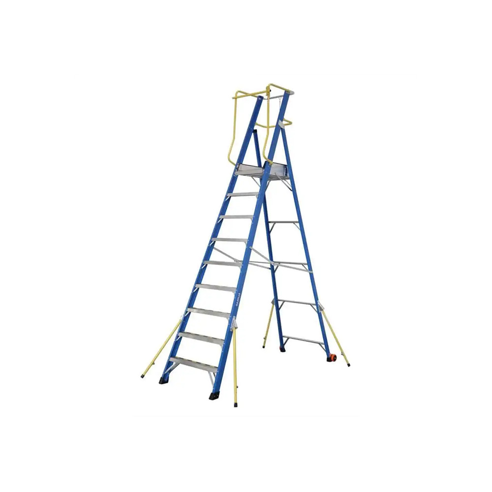 Gazelle G3809 Fiberglass Platform Ladder, 8ft