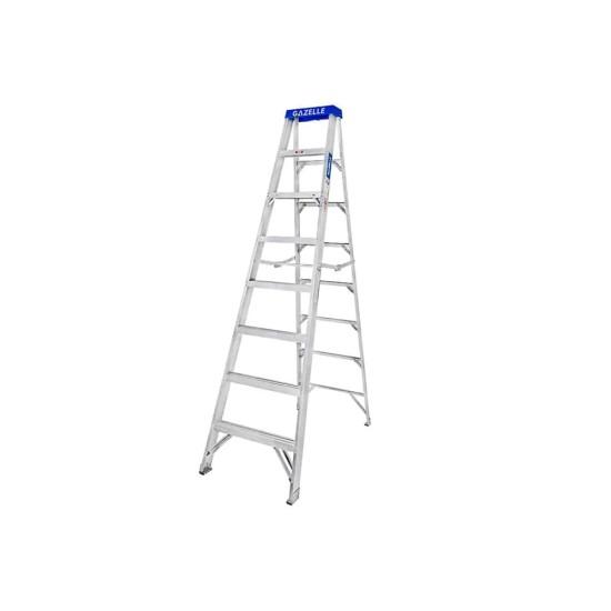 Gazelle G5008 Aluminium Step Ladder, 8ft Gazelle G5008 Aluminium Step Ladder, 8ft