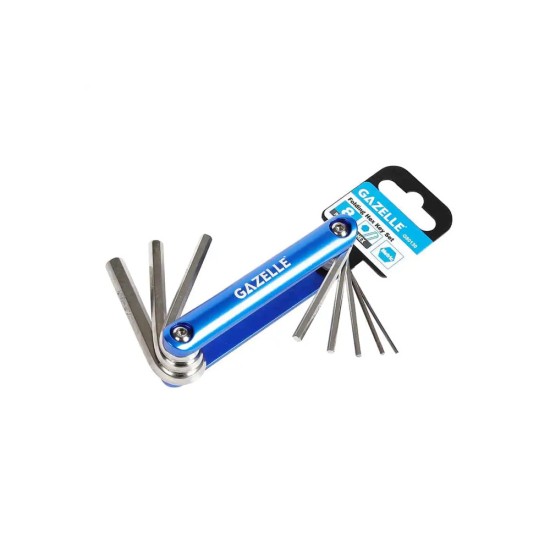 Gazelle G80130 Folding Metric Hex Key Set 8-Pcs Gazelle G80130 Folding Metric Hex Key Set 8-Pcs