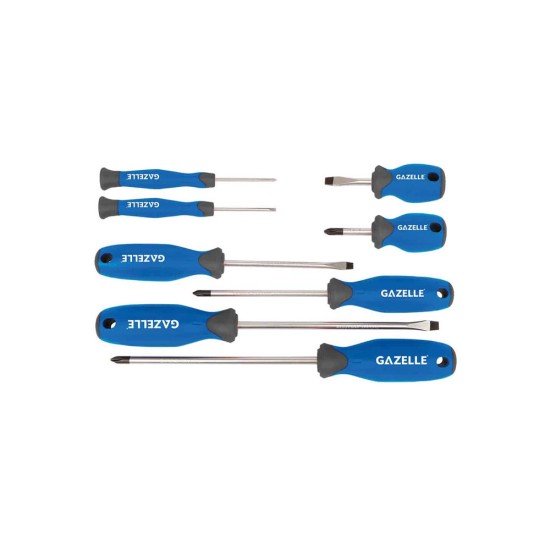 Gazelle G80136 8-Pcs. Screwdriver Set (Metric) Gazelle G80136 8-Pcs. Screwdriver Set (Metric)