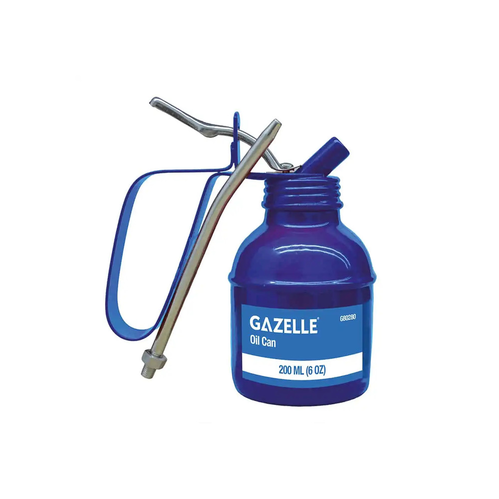Gazelle G80280 200ml Brass Pump Oil Can