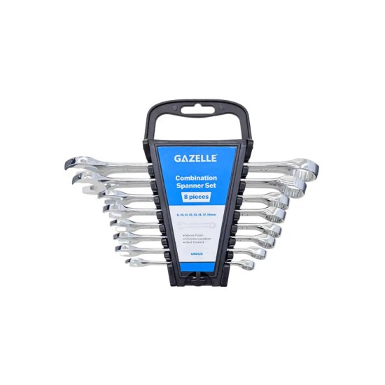 Gazelle G80326 Combination Spanner Set, 8-Pieces