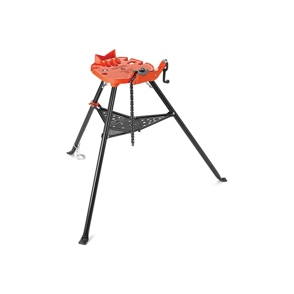 Ridgid 40130 Portable Tristand Yokevise; Cap: 1/8 Inches To 2-1/2 In.