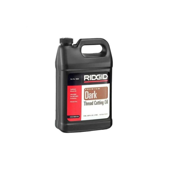 Ridgid 70830 Thread Cutting Oil Dark - 1 Gal/3.78L Ridgid 70830 Thread Cutting Oil Dark - 1 Gal/3.78L
