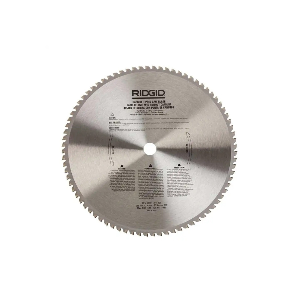 Ridgid 71692 Carbide Tipped Blade