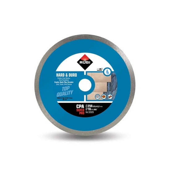 Rubi 30929 CPA-250-SUPERPRO 10 In. Continuous Diamond Saw Blade Rubi 30929 CPA-250-SUPERPRO 10 In. Continuous Diamond Saw Blade