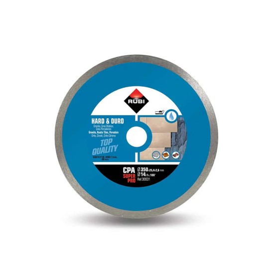 Rubi 30931 CPA-350-SUPERPRO 14 In. Continuous Diamond Saw Blade Rubi 30931 CPA-350-SUPERPRO 14 In. Continuous Diamond Saw Blade