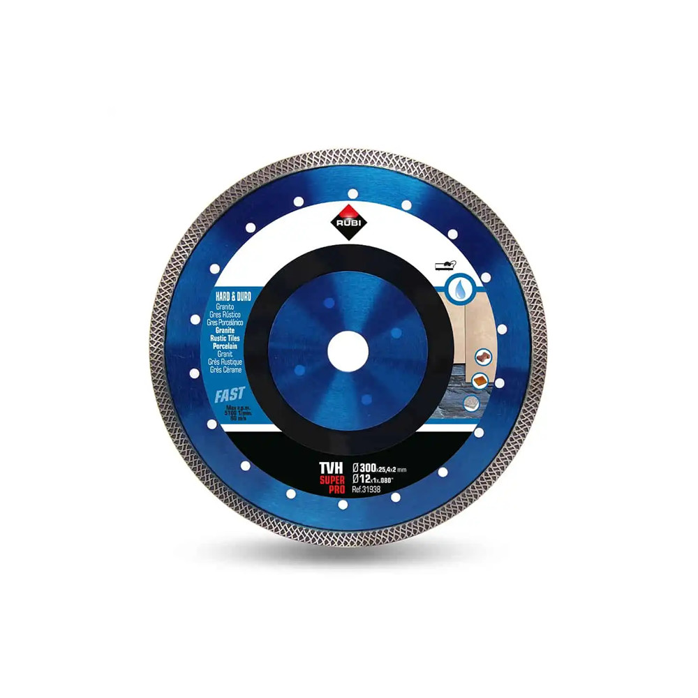 Rubi 31938 TVH-300-SUPERPRO 12 In. Continuous Diamond Saw Blade
