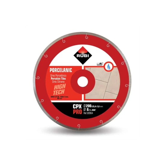 Rubi 32915 CPX-200-C 8 In. J-Slot Diamond Saw Blade Rubi 32915 CPX-200-C 8 In. J-Slot Diamond Saw Blade