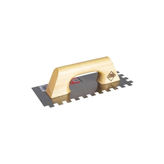 Rubi 74947 Steel Notched Trowel 11 In. Rubi 74947 Steel Notched Trowel 11 In.